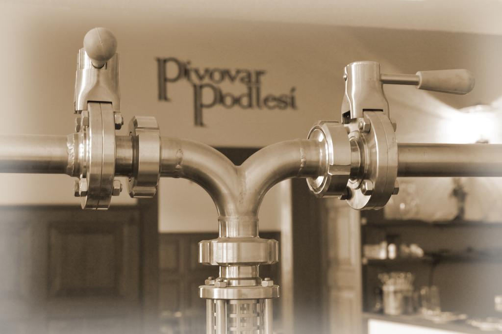 Příbram Penzion Pivovar Podlesi מראה חיצוני תמונה